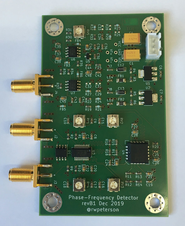 Phase-frequency detector PCB